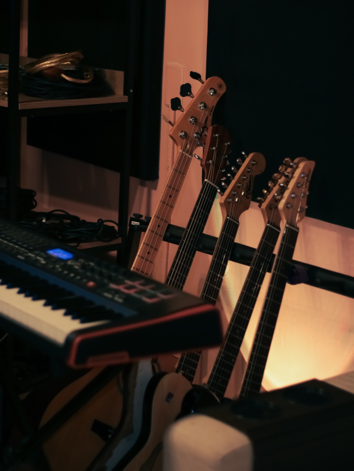 Setup de gravação vocal no Fonse Estúdio em Belém